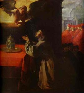 Francisco Zurbaran - St. Bonaventura at Pray