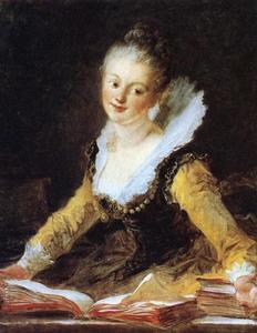 Jean-Honoré Fragonard - Portrait of a Girl
