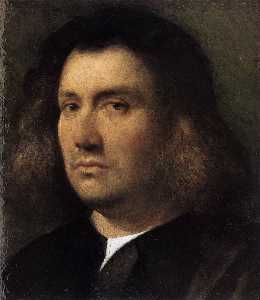 Giorgione (Giorgio Barbarelli Da Castelfranco) - Portrait of a Man