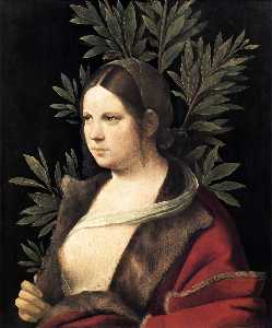 Giorgione (Giorgio Barbarelli Da Castelfranco) - Portrait of a Young Woman (Laura)