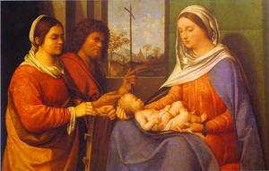 Giorgione (Giorgio Barbarelli Da Castelfranco) - Sacra Conversazione