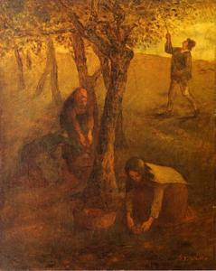 Jean-François Millet - Gathering Apples