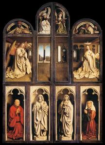 Jan Van Eyck - The Ghent Altarpiece (wings closed)