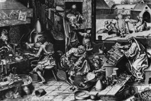Pieter Bruegel The Elder - The Alchemist