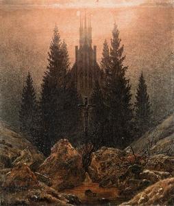 Caspar David Friedrich - The Cross in the Mountains