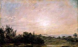 John Constable - Hampstead Heath, looking towards Harrow