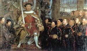 Hans Holbein The Younger - Henry VIII and the Barber Surgeons1