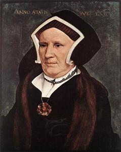 Hans Holbein The Younger - Portrait of Lady Margaret Butts