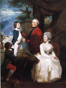 Sir Joshua Reynolds - George Grenville, Earl Temple, Mary, Countess Temple, and Their Son Richard