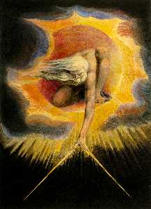 Order Paintings Reproductions The Ancient of Days, 1794 by William Blake (1757-1827, United Kingdom) | WahooArt.com