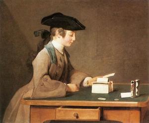Jean-Baptiste Simeon Chardin - The House of Cards