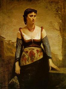 Jean Baptiste Camille Corot - Agostina