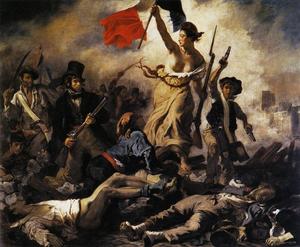  Artwork Replica Liberty Leading the People, 1831 by Eugène Delacroix (1798-1863, France) | WahooArt.com