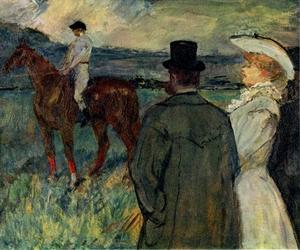 Henri De Toulouse Lautrec - At the Races
