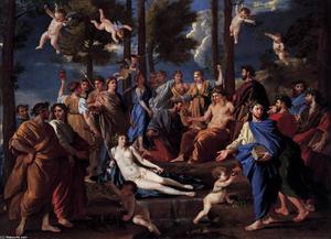 Nicolas Poussin - Apollo and the Muses (Parnassus)