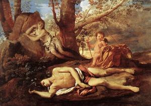 Nicolas Poussin - Echo and Narcissus