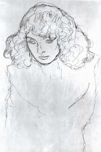 Gustave Klimt - Mädchenkopf