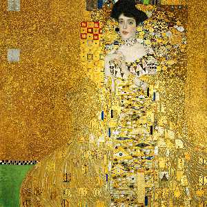 Gustave Klimt - Portrait of Adele Bloch-Bauer I - (buy oil painting reproductions)
