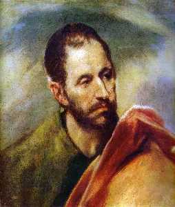 El Greco (Doménikos Theotokopoulos) - Study of a Head