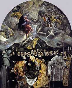 El Greco (Doménikos Theotokopoulos) - The Burial of Count Orgaz