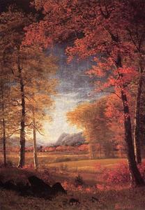 Albert Bierstadt - Autumn in America, Oneida County, New York