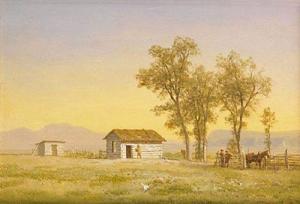 Albert Bierstadt - Homestead in the Rocky Mountains