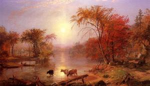 Albert Bierstadt - Indian Summer Hudson River