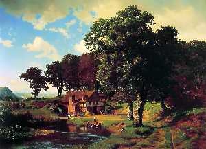 Albert Bierstadt - Rustic Mill