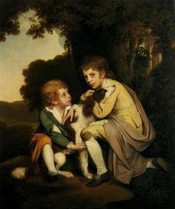 Joseph Wright Of Derby - Thomas and Joseph Pickford as Children