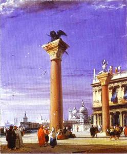 Richard Parkes Bonington - St. Mark-s Column in Venice