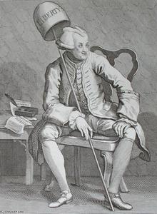 William Hogarth - Engraving of John Wilkes