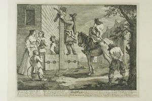 William Hogarth - Hudibras Triumphant, plate four from Hudibras