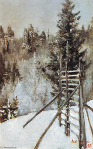 Akseli Gallen Kallela - A Winter Landscape