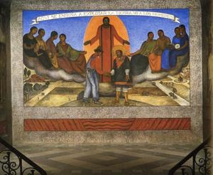 Diego Rivera - Alliance of the Peasant and the Industrial Worker