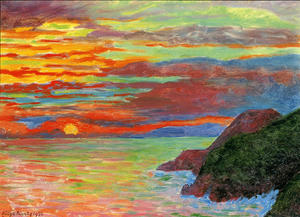 Diego Rivera - Sunset