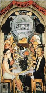 Diego Rivera - Wall Street Banquet