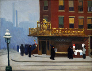 Edward Hopper - New York Corner (Corner Saloon)