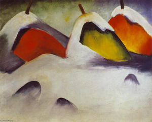 Franz Marc - Stooks in the Snow