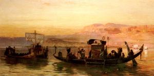 Frederick Arthur Bridgman - Cleopatra-s Barge