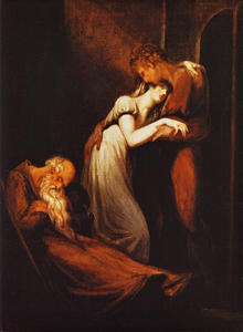 Henry Fuseli (Johann Heinrich Füssli) - Huon and Amanda with the Dead Alphonso