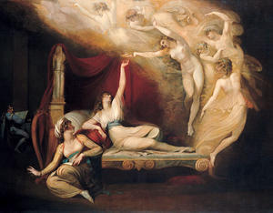 Henry Fuseli (Johann Heinrich Füssli) - Queen Katherines Dream