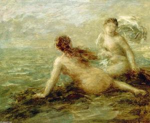 Henri Fantin Latour - Bathers by the Sea