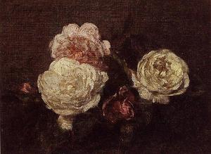 Henri Fantin Latour - Flowers. Roses 1