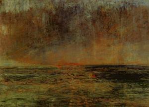 James Ensor - Grande marine coucher de soleil