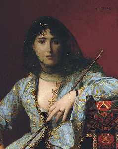 Jean Léon Gérôme - Veiled Circassian Woman