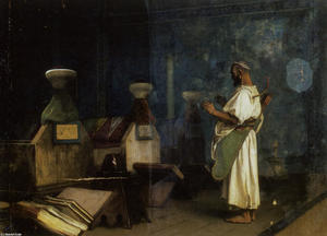 Jean Léon Gérôme - Prayer at the Sultans Toumb