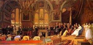 Jean Léon Gérôme - The Reception of the Siamese Ambassadors at Fontainebleau