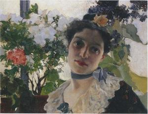 Joaquin Sorolla Y Bastida - Portrait of Clothilde