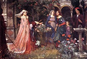 John William Waterhouse - The Enchanted Garden