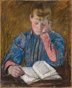 Mary Stevenson Cassatt - Young Girl Reading